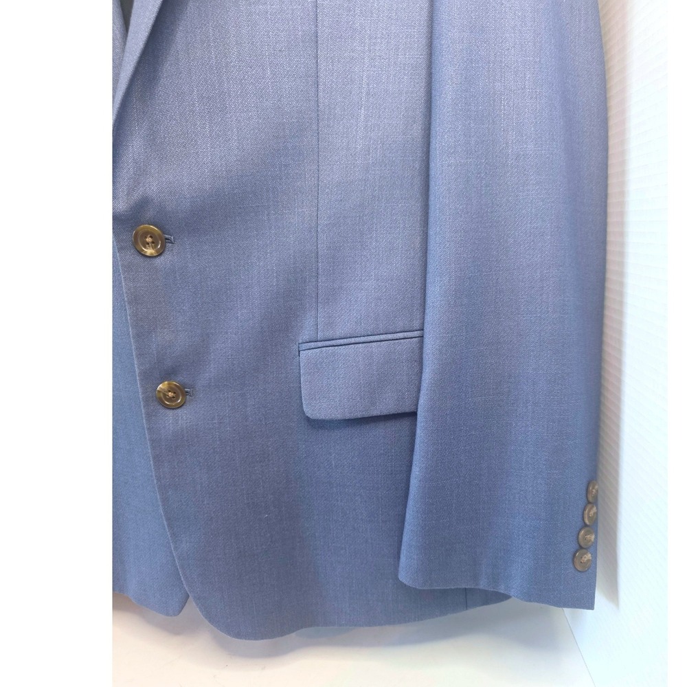 Lauren Ralph Lauren Mens 38R Blue 2-Button Blazer Sport Coat Jacket - Picture 3 of 7